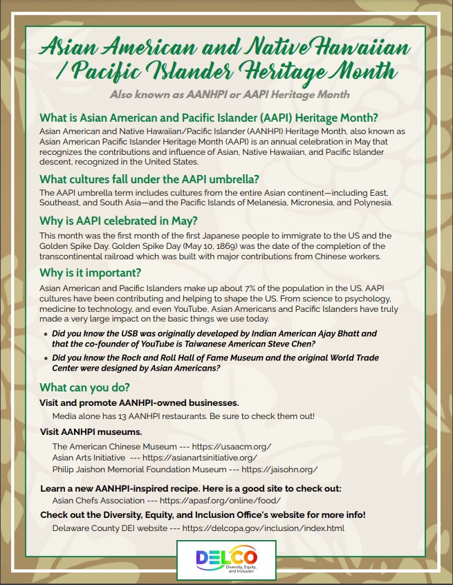 AANHPI Heritage Month