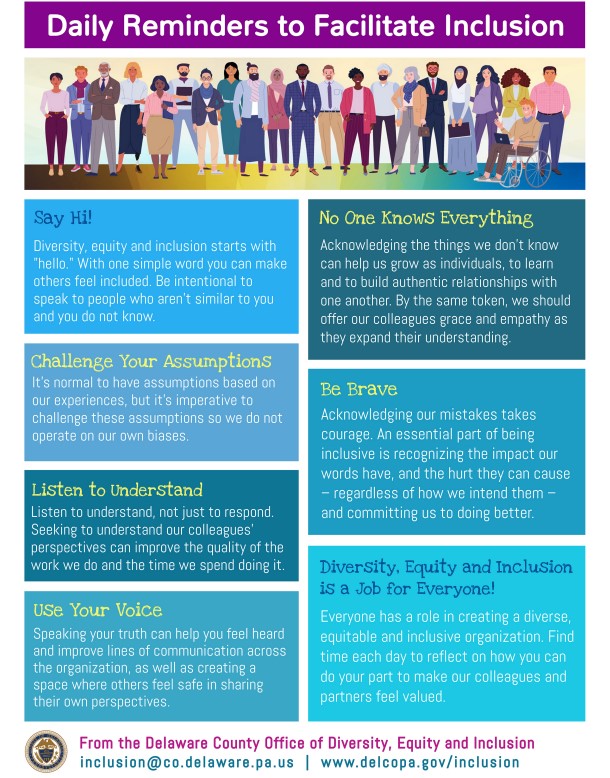 Daily Reminders to Facilitate Inclusion