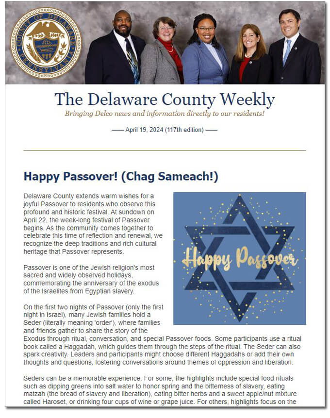 April 19 2024 newsletter