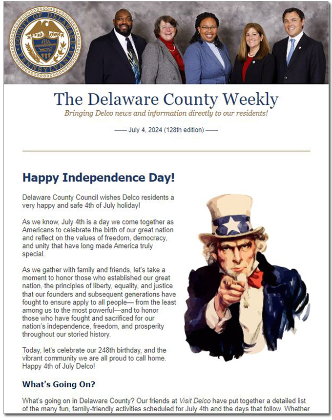 July 4 2024 newsletter