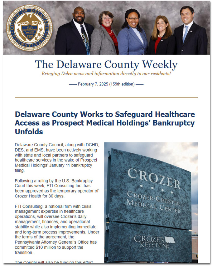 February 7 2025 newsletter