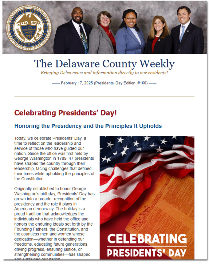 February 17 2025 newsletter