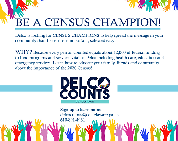 Be a 2020 Census Champ!
