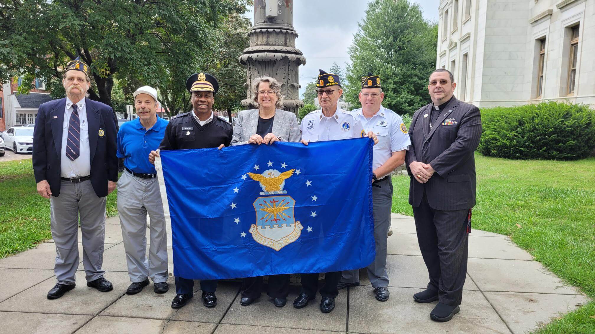 Air Force Invited to Flag Raising